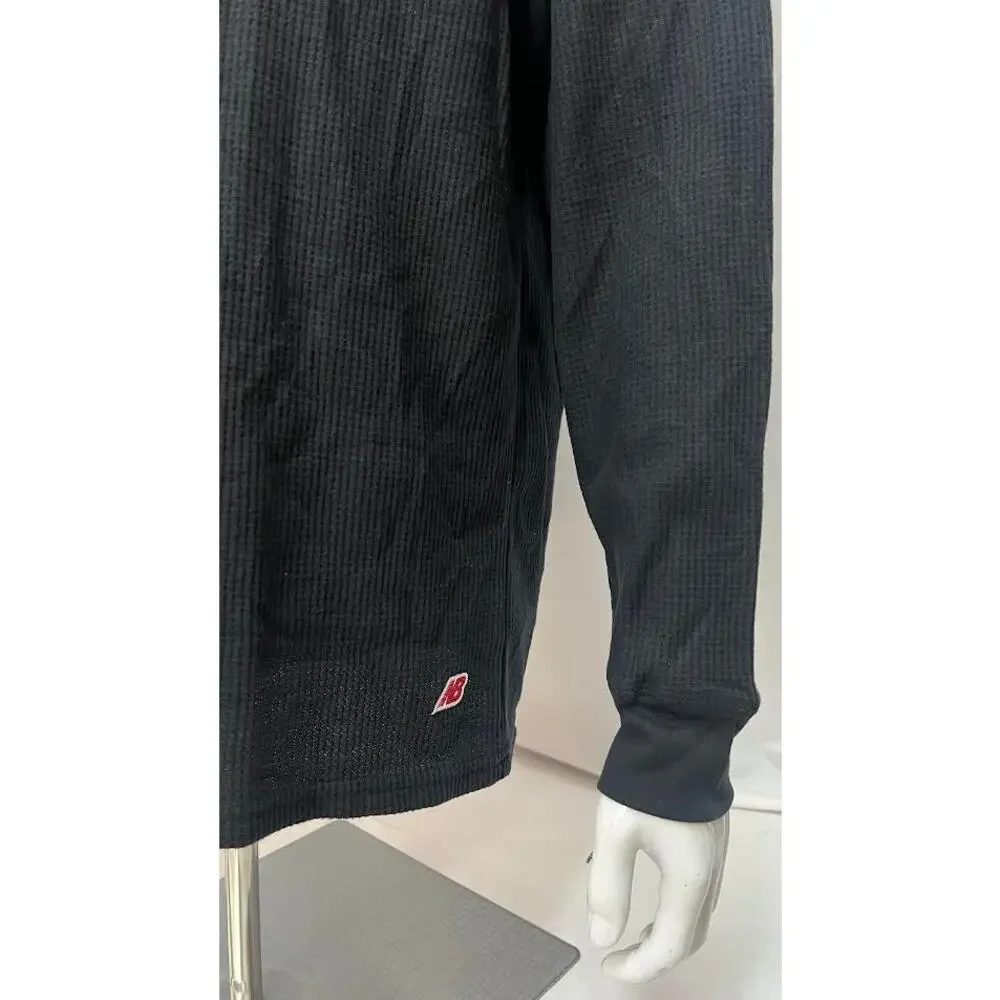 NWT! New Balance‎ Made in USA Long Sleeve Thermal T-Shirt Black XL